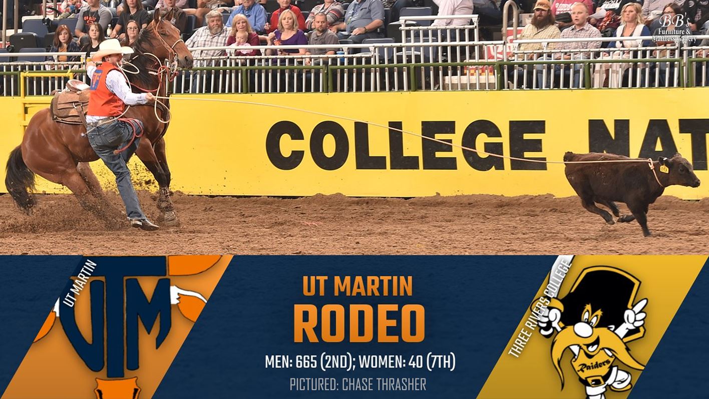 UTM men’s rodeo finished second; women’s squad places seventh at Three