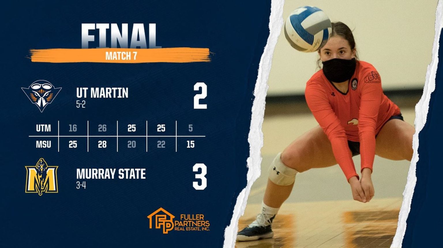 Comeback attempt stalls for Skyhawk volleyball in tough 3-2 setback at